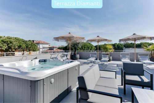 شرفة/ تراس, Residence I Diamanti - Siroli Collection in Cervia شرفة/ تراس, Residence I Diamanti - Siroli Collection in Cervia