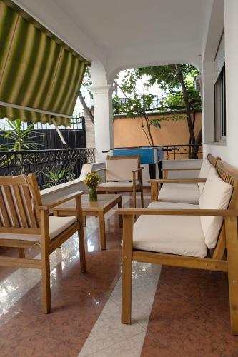 Erkély/terasz, Mandarine hostel in Ali Demi Erkély/terasz, Mandarine hostel in Ali Demi