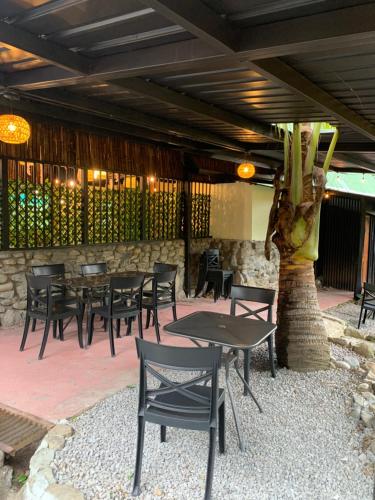 餐廳, Boquete Firefly Inn in 洛斯納蘭霍斯 餐廳, Boquete Firefly Inn in 洛斯納蘭霍斯