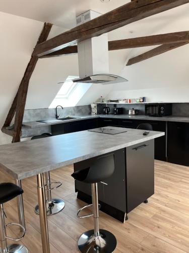 Kitchen, Gite familial a la ferme des Hellandes in Étainhus Kitchen, Gite familial a la ferme des Hellandes in Étainhus