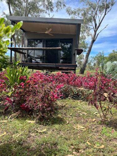 Erkély/terasz, Litchfield Tropical Stay in Batchelor / Litchfield Nemzeti Park Erkély/terasz, Litchfield Tropical Stay in Batchelor / Litchfield Nemzeti Park
