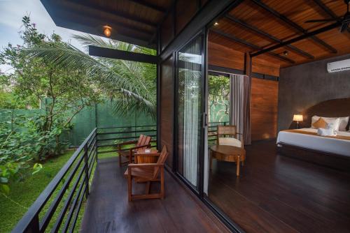 Balcony/terrace, Atha Resort in Sigiriya Balcony/terrace, Atha Resort in Sigiriya