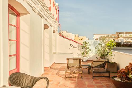 balkon/terras, Hotel El Pilar Andalucia in Estepona balkon/terras, Hotel El Pilar Andalucia in Estepona