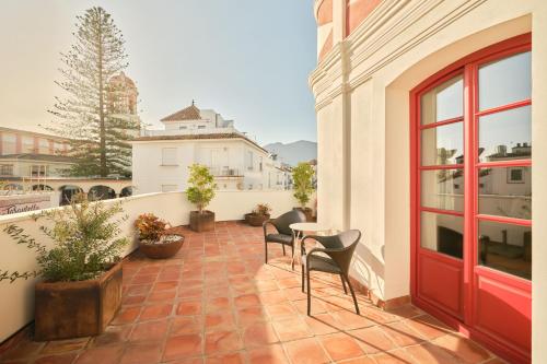 balkon/terras, Hotel El Pilar Andalucia in Estepona balkon/terras, Hotel El Pilar Andalucia in Estepona
