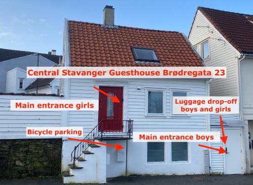 Exterior view, Central Stavanger Guesthouse in Stavanger Exterior view, Central Stavanger Guesthouse in Stavanger