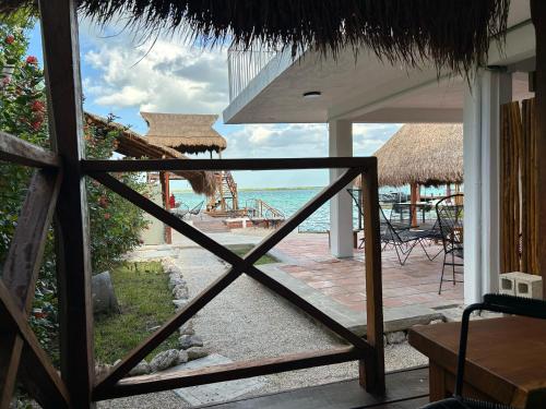 Balcony/terrace, Hotel Solana Bacalar Lakefront in Magisterial Balcony/terrace, Hotel Solana Bacalar Lakefront in Magisterial