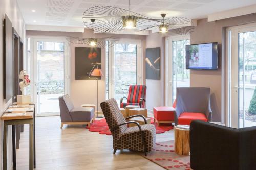 sala de TV, Residence Pierre & Vacances La Petite Venise in Colmar sala de TV, Residence Pierre & Vacances La Petite Venise in Colmar