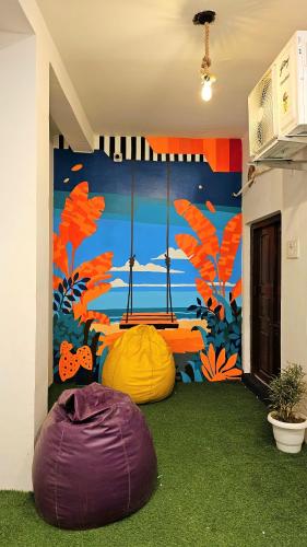 Kert, Elephant House Boutique Stays- BHU- BLW near Benares Hindu Egyetem Kert, Elephant House Boutique Stays- BHU- BLW near Benares Hindu Egyetem