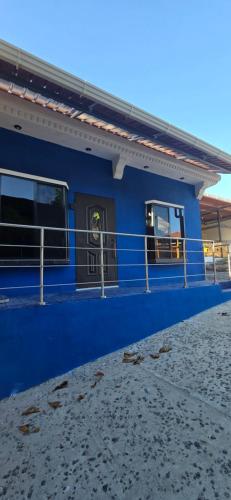 The blue house in Puerto Barrios The blue house in Puerto Barrios