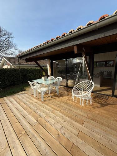 Erkély/terasz, Petite Girolle in Carcans Erkély/terasz, Petite Girolle in Carcans