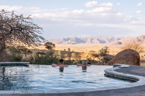 Swimming pool, Barkhan Dune Retreat in Solitaire Swimming pool, Barkhan Dune Retreat in Solitaire