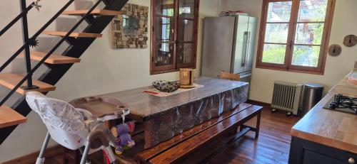 Konyha, Chalet LE CHEVREUIL Proche La Foux d'Allos in Villars-Colmars Konyha, Chalet LE CHEVREUIL Proche La Foux d'Allos in Villars-Colmars