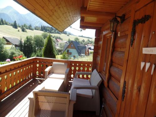 Balcony/terrace, Chata pod Belianskymi Tatrami in zdiar Balcony/terrace, Chata pod Belianskymi Tatrami in zdiar
