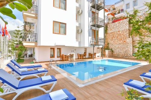 Swimming pool, Hotel Kayahan in Kas Swimming pool, Hotel Kayahan in Kas
