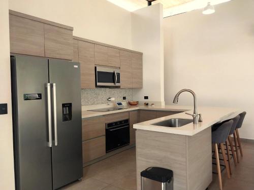 Cozinha, Casa Mobula - Modern single-level Home, private Pool, near Beach in Potrero Cozinha, Casa Mobula - Modern single-level Home, private Pool, near Beach in Potrero