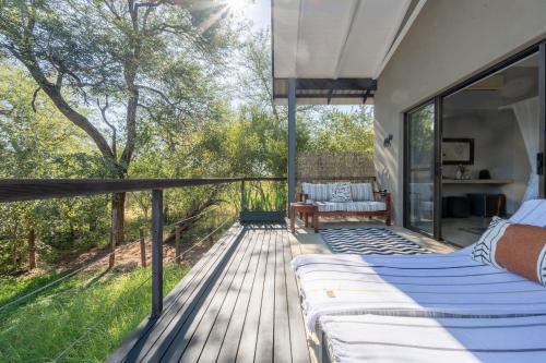 Balkong/terasse, Rafiki Bush Lodge in Hoedspruit Balkong/terasse, Rafiki Bush Lodge in Hoedspruit