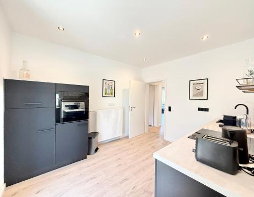 Dapur, Hochwertig saniertes Apartment "Jana", direkt am Ruhrtalradweg, Arnsberg - Neheim in Arnsberg Dapur, Hochwertig saniertes Apartment "Jana", direkt am Ruhrtalradweg, Arnsberg - Neheim in Arnsberg