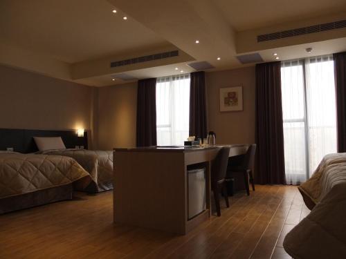 Balcony/terrace, VeryGood Business Hotel in Huatan Township Balcony/terrace, VeryGood Business Hotel in Huatan Township