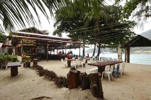 Beach, The Barat Perhentian Resort in Pulau Perhentian Besar Beach, The Barat Perhentian Resort in Pulau Perhentian Besar