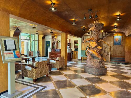 Vstupní hala, Palau Central Hotel in Koror Island Vstupní hala, Palau Central Hotel in Koror Island
