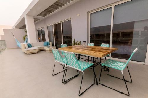 阳台/露台, Condominio frente al mar con acceso directo a la playa Morros IO in 曼萨尼约 阳台/露台, Condominio frente al mar con acceso directo a la playa Morros IO in 曼萨尼约