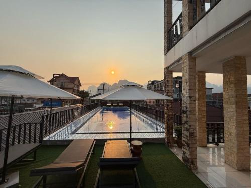 เอ พี เอส บูติก โฮเทล (A P S Boutique Hotel) in วังเวียง เอ พี เอส บูติก โฮเทล (A P S Boutique Hotel) in วังเวียง