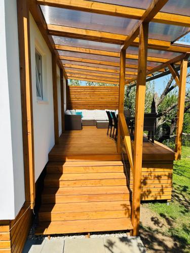 Balcony/terrace, Glamping Prokop in Prague 13 Balcony/terrace, Glamping Prokop in Prague 13
