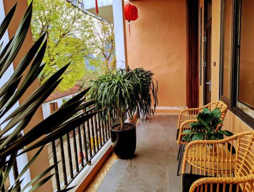 balkon/taras, Tam Coc Center Luxury Hotel & Villa in Ninh Bình balkon/taras, Tam Coc Center Luxury Hotel & Villa in Ninh Bình