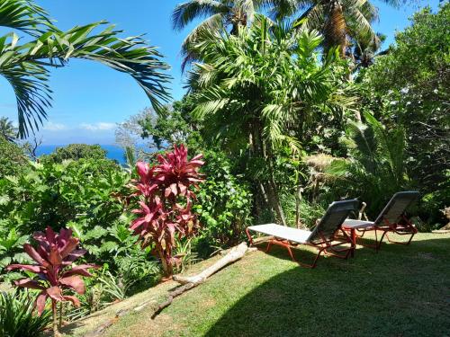 Garden, Shell House with Ocean View in Savusavu Garden, Shell House with Ocean View in Savusavu
