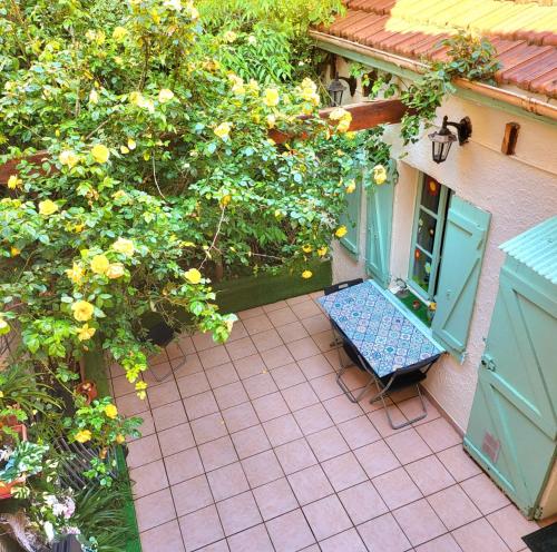 2p. Jardin calme centre-ville