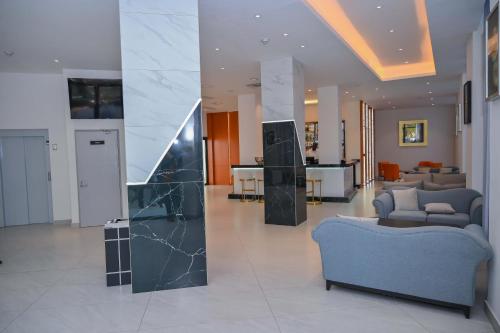 Shared lounge/TV area, AXIL HOTEL in Dakar Shared lounge/TV area, AXIL HOTEL in Dakar