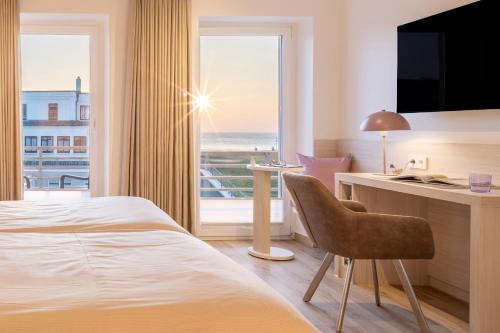 Guestroom, Hotel Stranddistel in Norderney Guestroom, Hotel Stranddistel in Norderney