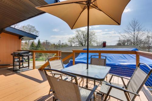 Walk to Kauneonga Lake Home with Deck and Grill in Cochecton Walk to Kauneonga Lake Home with Deck and Grill in Cochecton
