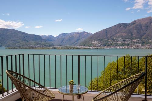 Terraza/balcón, Bellavista Swiss Quality Hotel in Locarno Terraza/balcón, Bellavista Swiss Quality Hotel in Locarno