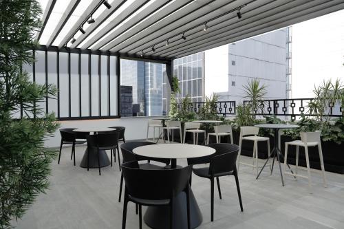 Terraza/balcón, Reforma Capital Inn in Ciudad de México Terraza/balcón, Reforma Capital Inn in Ciudad de México