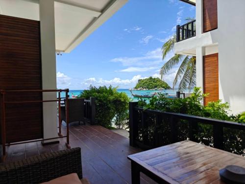 Balcony/terrace, Cabana Lipe Beach Resort near Koh Lipe Ferry Terminal Balcony/terrace, Cabana Lipe Beach Resort near Koh Lipe Ferry Terminal