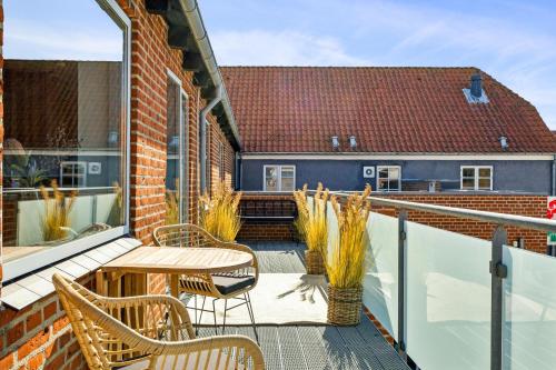 Balcony/terrace, Hotel Ringkøbing in Ringkobing Balcony/terrace, Hotel Ringkøbing in Ringkobing