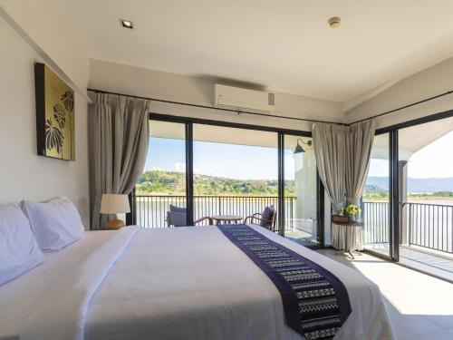 balkong/terrass, Fortune Riverview Hotel Chiang Khong in Chiang Khong (Chiang Rai) balkong/terrass, Fortune Riverview Hotel Chiang Khong in Chiang Khong (Chiang Rai)