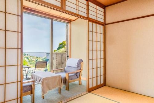 Balcony/terrace, 錦月-熱海山莊 含送迎服务 near Himenosawa Park Balcony/terrace, 錦月-熱海山莊 含送迎服务 near Himenosawa Park