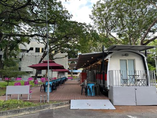 Train Pod at one-north in Queenstown Train Pod at one-north in Queenstown
