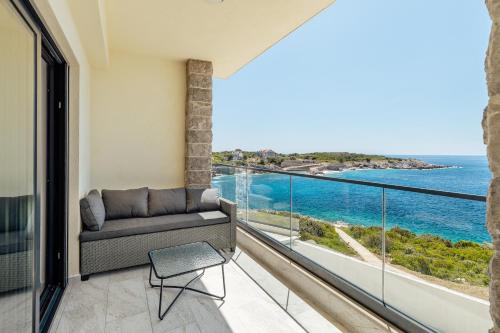 شرفة/ تراس, Veslo Sea Blue Apartments - Lustica in Rt Veslo شرفة/ تراس, Veslo Sea Blue Apartments - Lustica in Rt Veslo