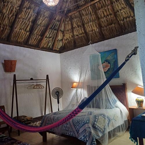 Mayan Bungalow Near Chichen in Chichen Itza Mayan Bungalow Near Chichen in Chichen Itza