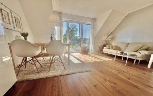 阳台/露台, SUDSEE GLUCK - Maisonette Deluxe App auf 2 Ebenen - auf der Insel Xanten-Wardt zwischen Sudsee-Nords in 瓦特 阳台/露台, SUDSEE GLUCK - Maisonette Deluxe App auf 2 Ebenen - auf der Insel Xanten-Wardt zwischen Sudsee-Nords in 瓦特