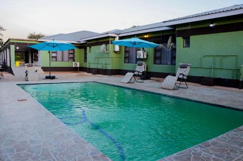 Kylpyhuone, Amariah Lodge in Kasane Kylpyhuone, Amariah Lodge in Kasane