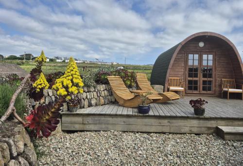 Cape Cornwall Pod with vast sea views in St Just Cape Cornwall Pod with vast sea views in St Just