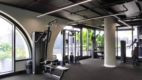 Fitness center, Modern Living - 2BR 2Bath Stay in Heidelberg Fitness center, Modern Living - 2BR 2Bath Stay in Heidelberg