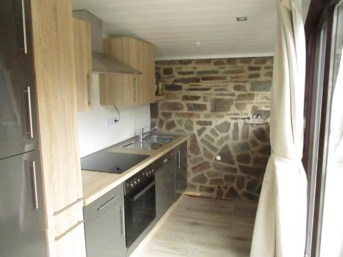 廚房, Ferienhaus 1 in 阿爾布魯克 廚房, Ferienhaus 1 in 阿爾布魯克