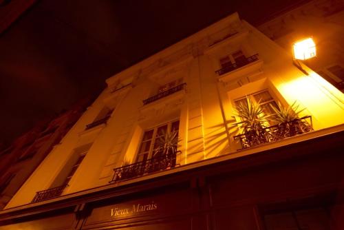 Exterior view, Hotel Du Vieux Marais in 4th - The Marais Exterior view, Hotel Du Vieux Marais in 4th - The Marais