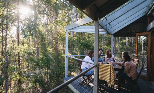 Erkély/terasz, Bombah Point Eco Cottages in Bombah Point Erkély/terasz, Bombah Point Eco Cottages in Bombah Point