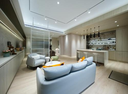 Közös társalgó / TV, 享自在 in Qingshui Negyed Közös társalgó / TV, 享自在 in Qingshui Negyed